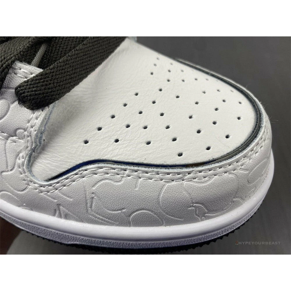 Bape Sta Low Top Sneakers ‘White Metallic Silver’