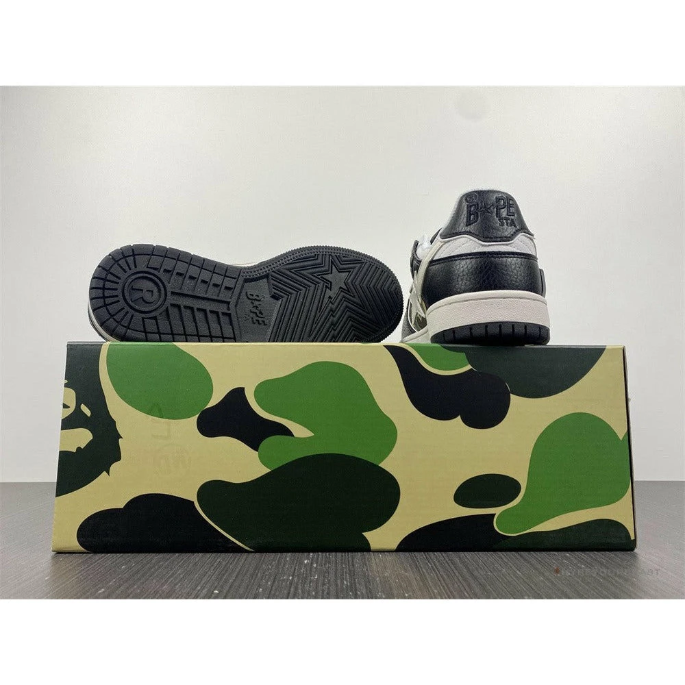 Bape Sta Low Top Sneakers ‘Navy Camo’