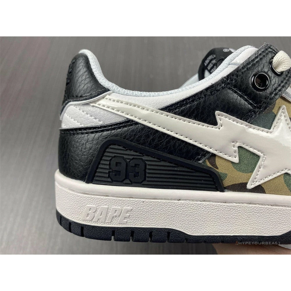 Bape Sta Low Top Sneakers ‘Navy Camo’