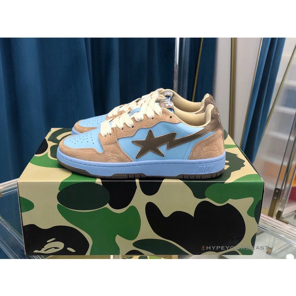 Bape Sta Low Top Sneakers Clay Blue