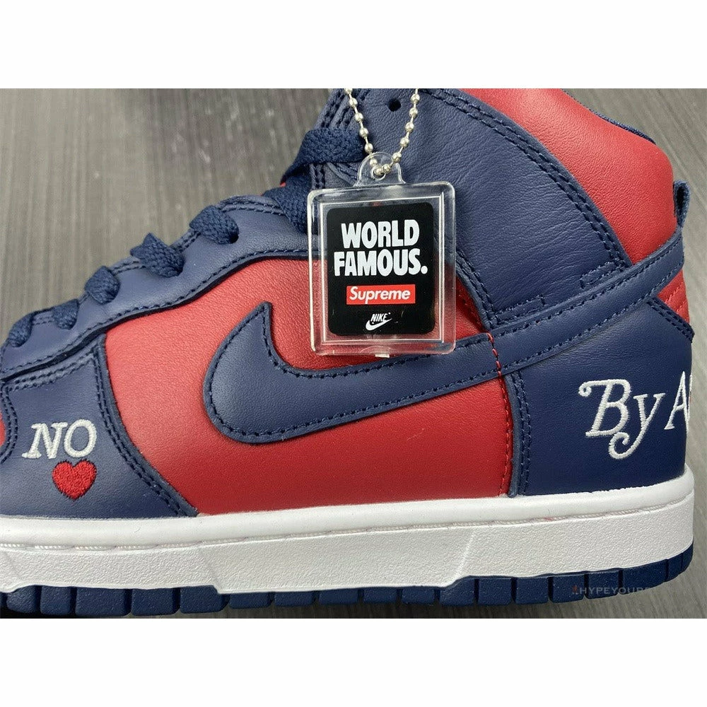 nike sb dunk high S*p*e ‘by any means red navy’