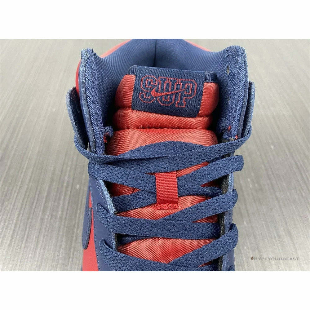 nike sb dunk high S*p*e ‘by any means red navy’