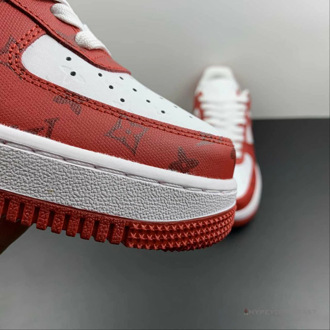 Nike Air Force 1 Low ‘LV Monogram Red Off-White’