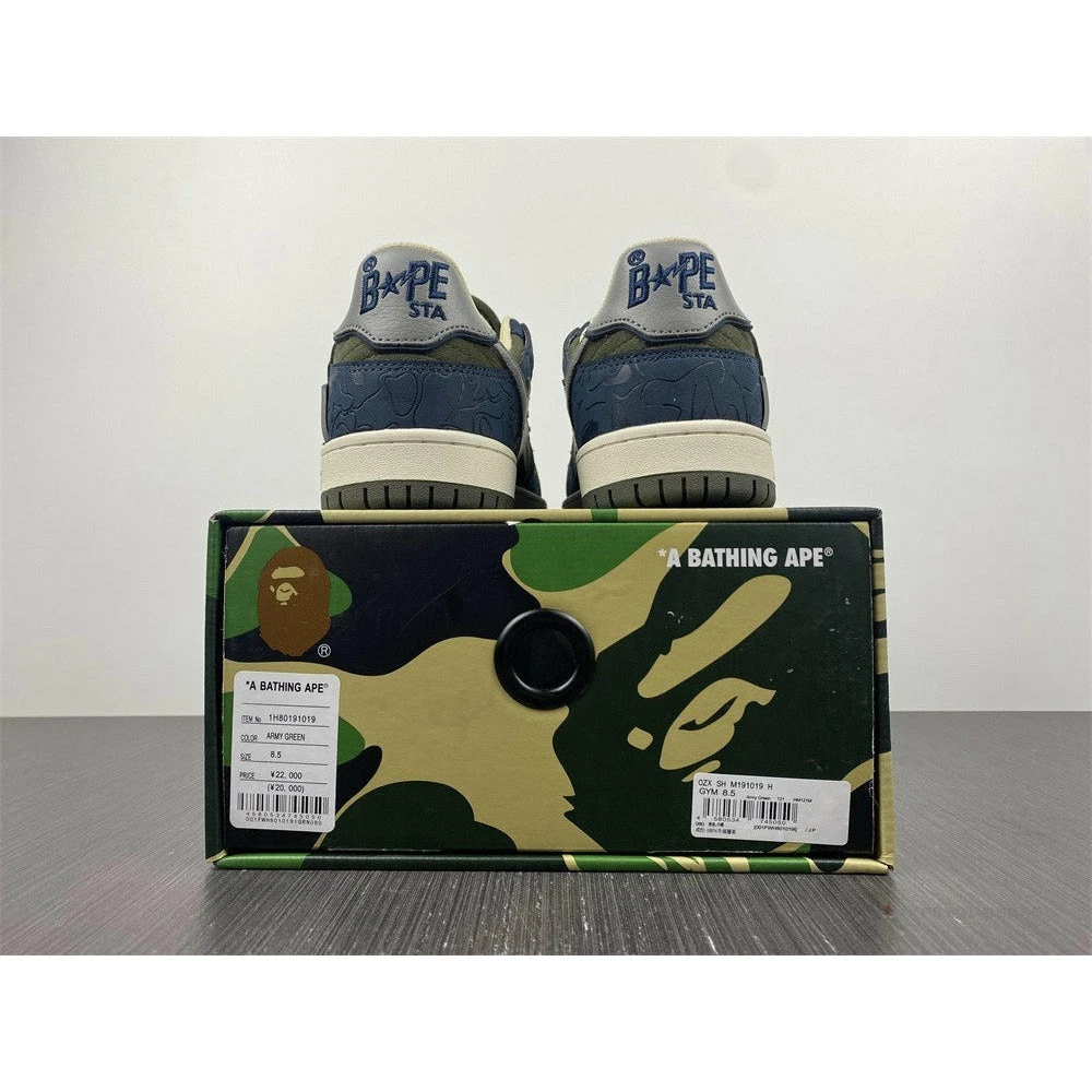 Bape Sta Low Top Sneakers ‘Blue Green’