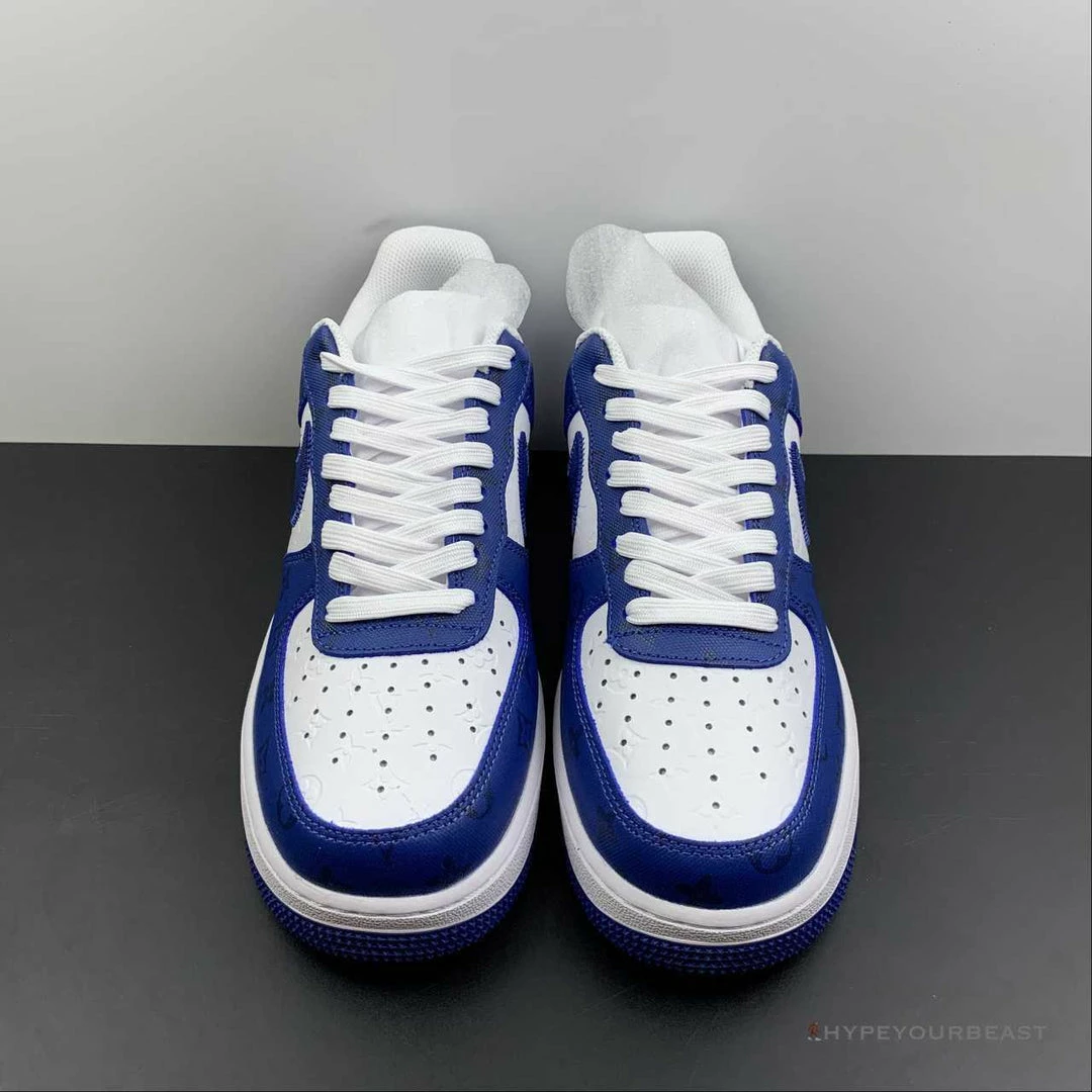 Nike Air Force 1 Low ‘LV Monogram Off-White Blue White’