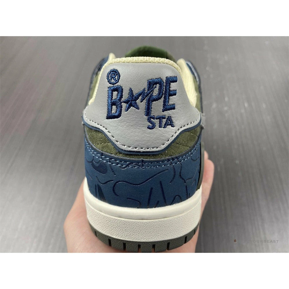 Bape Sta Low Top Sneakers ‘Blue Green’