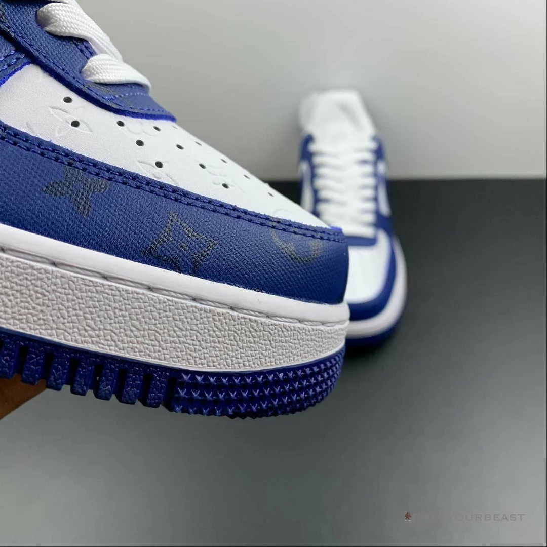 Nike Air Force 1 Low ‘LV Monogram Off-White Blue White’