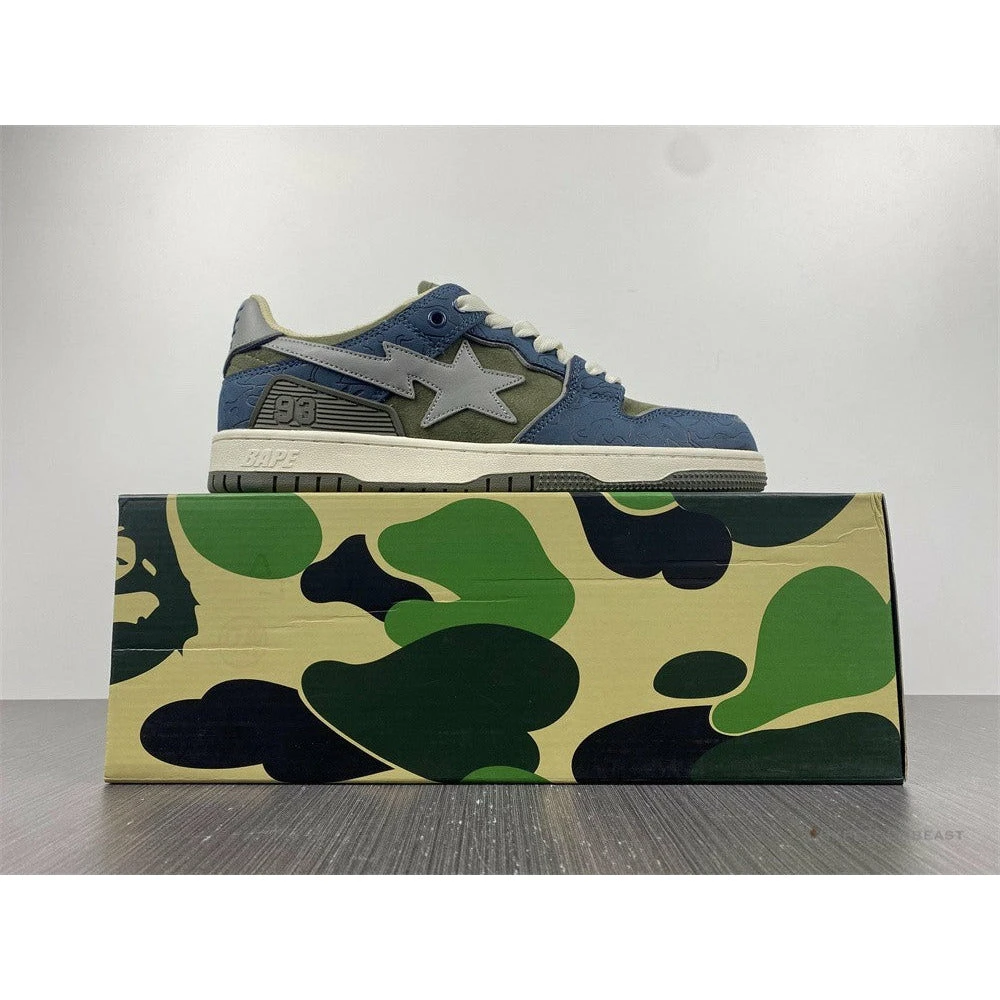Bape Sta Low Top Sneakers ‘Blue Green’