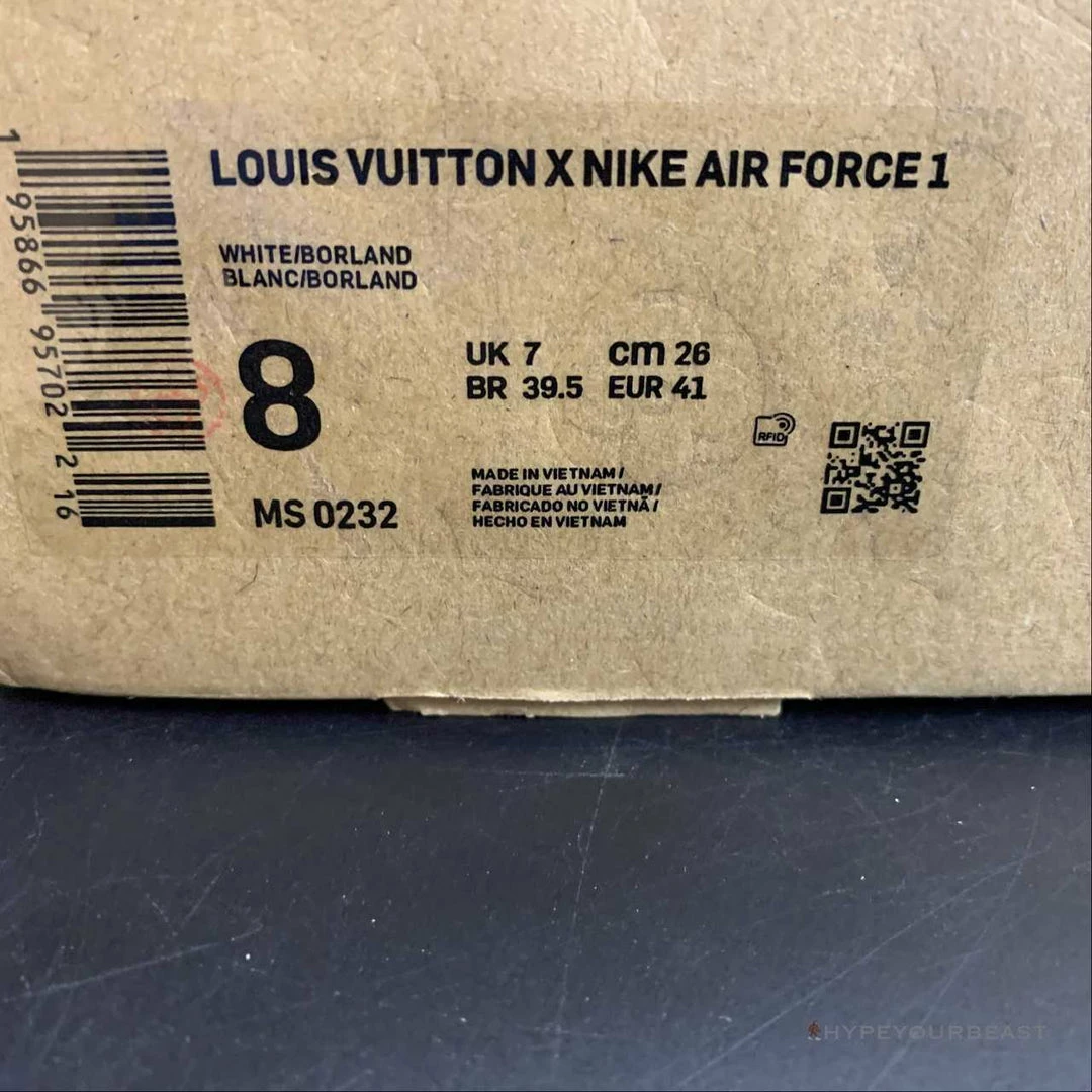 Nike Air Force 1 Low ‘LV Monogram Off-White Blue White’