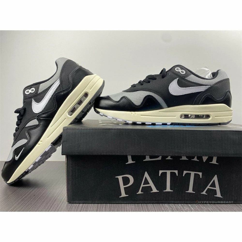 Nike Air Max 1 X Patta Black Mens