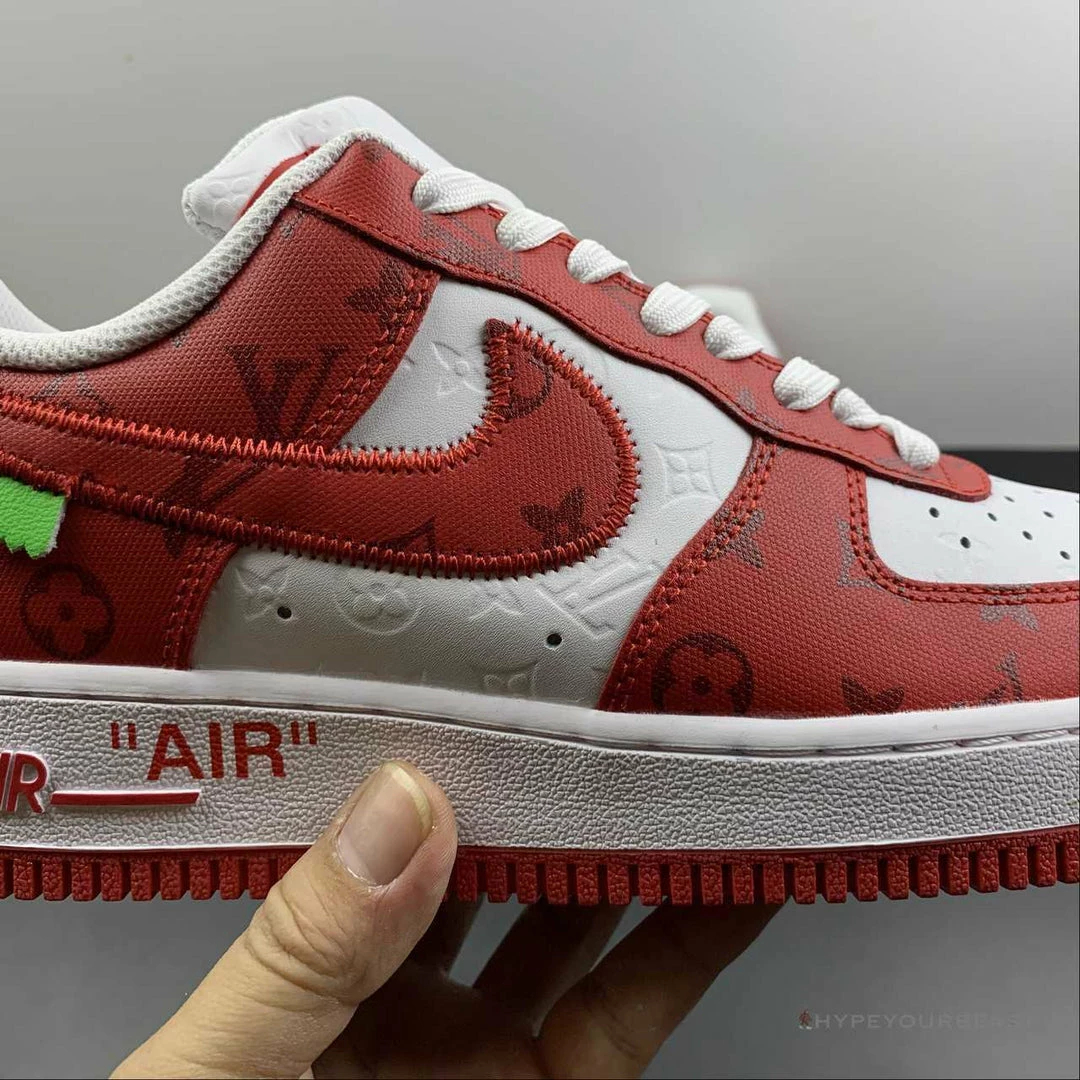 Nike Air Force 1 Low ‘LV Monogram Red Off-White’