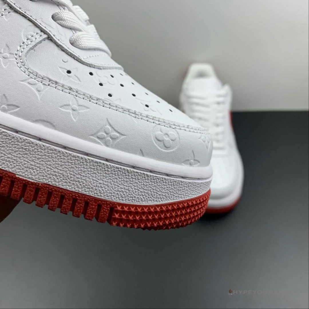 Nike Air Force 1 Low ‘LV Monogram White Red Off-White’