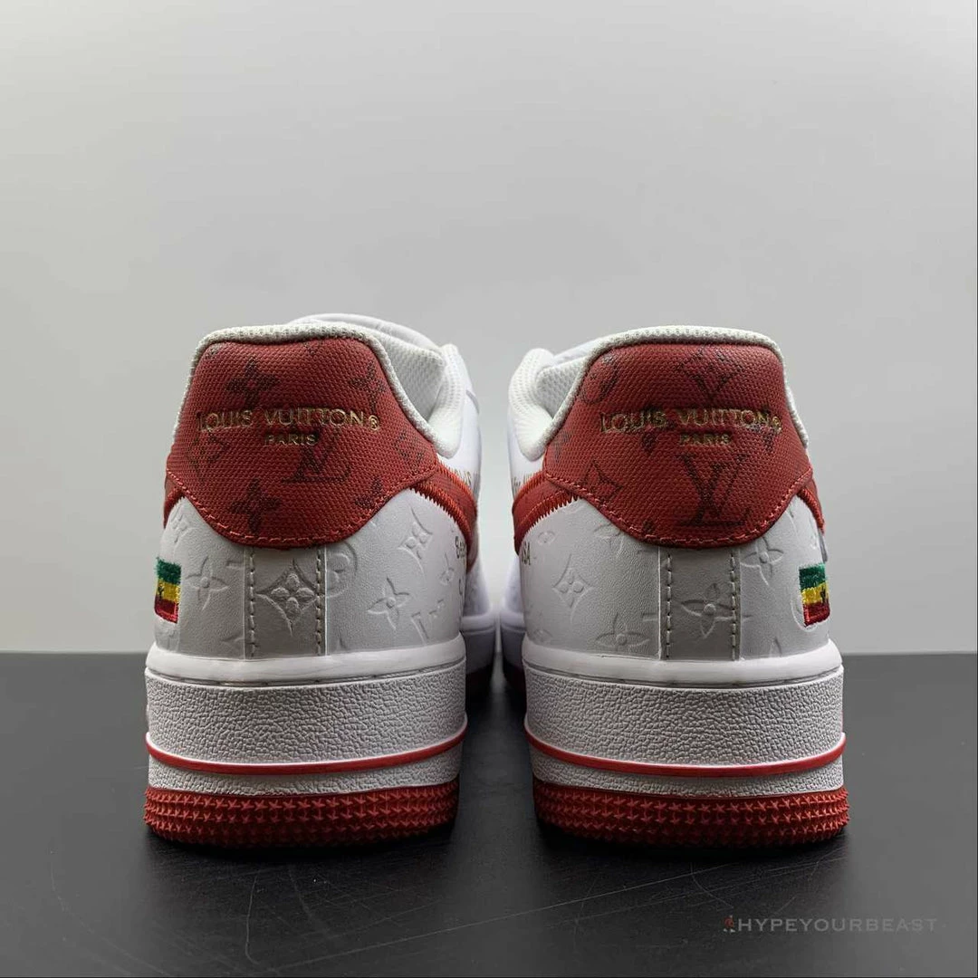 Nike Air Force 1 Low ‘LV Monogram White Red Off-White’