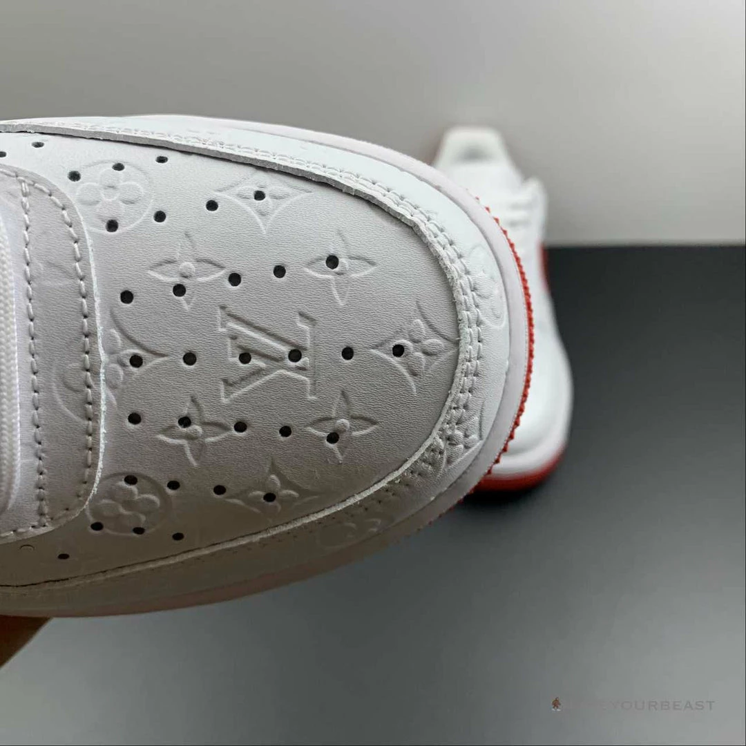 Nike Air Force 1 Low ‘LV Monogram White Red Off-White’