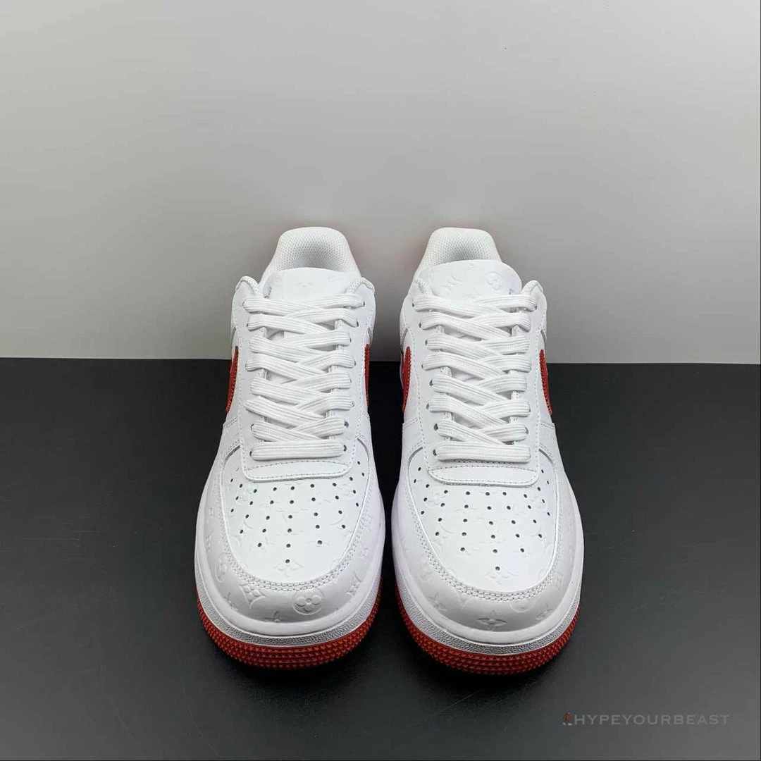 Nike Air Force 1 Low ‘LV Monogram White Red Off-White’