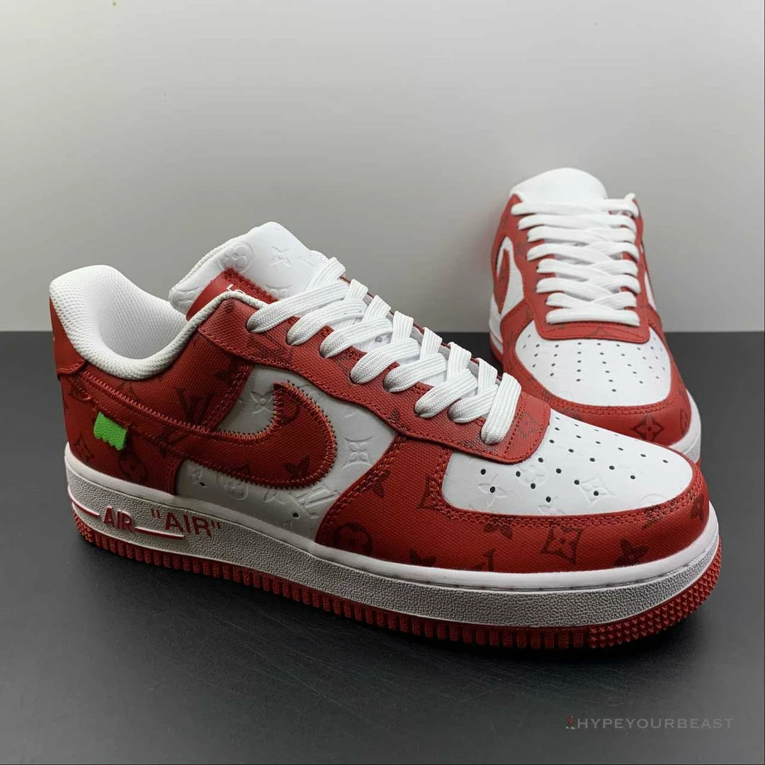 Nike Air Force 1 Low ‘LV Monogram Red Off-White’