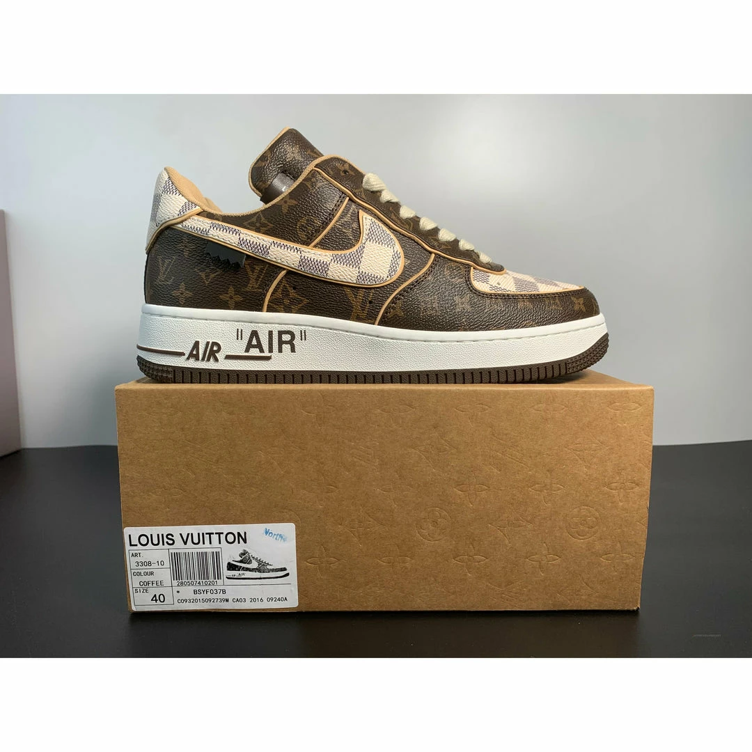 Nike Air Force 1 Low ‘LV Monogram Brown Off-White’