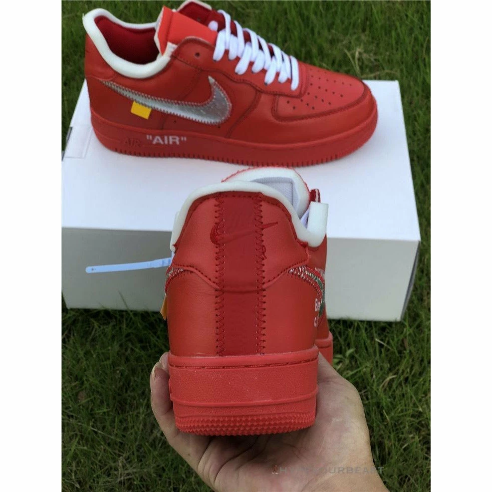 Off White X Nike Air Force 1 Low “Red”