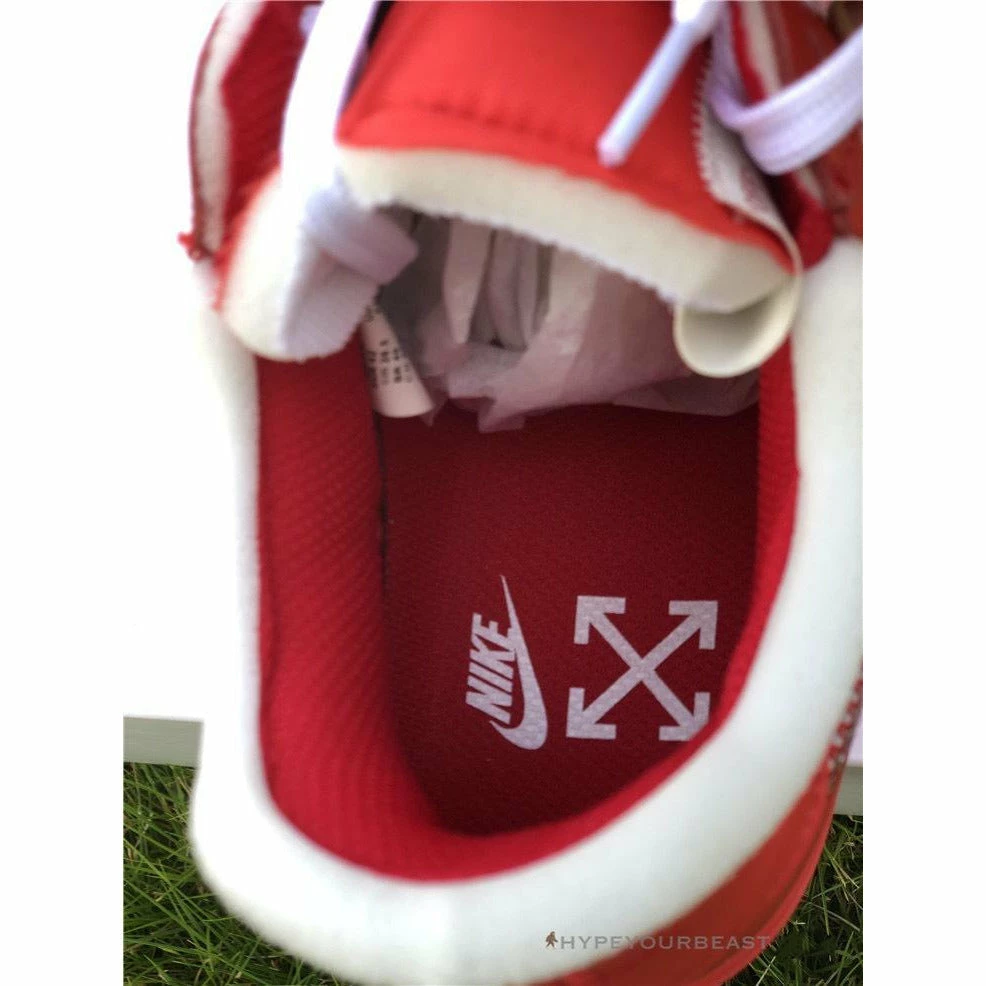 Off White X Nike Air Force 1 Low “Red”