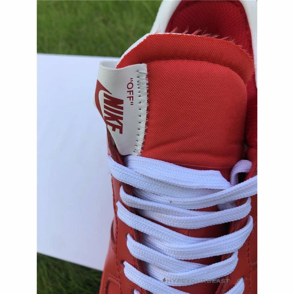Off White X Nike Air Force 1 Low “Red”