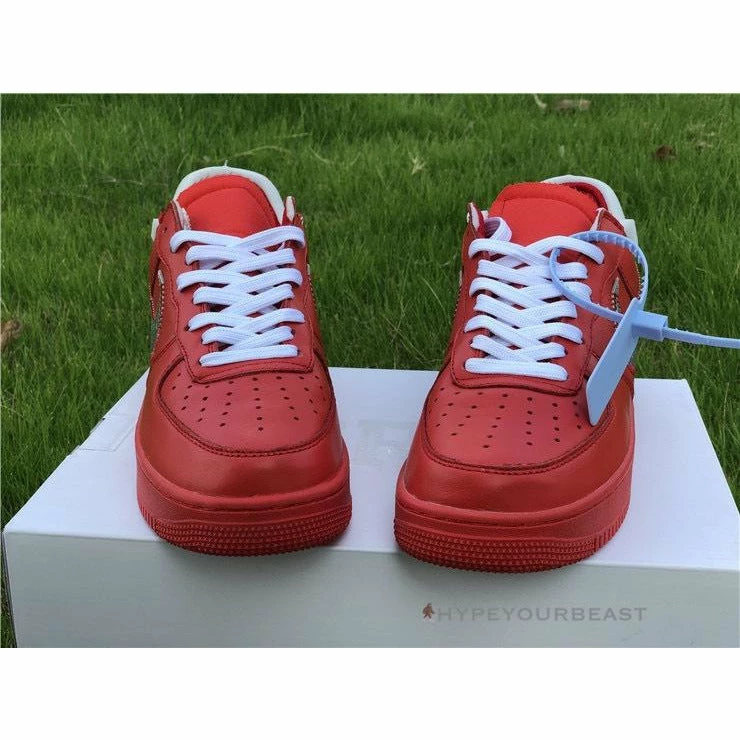 Off White X Nike Air Force 1 Low “Red”