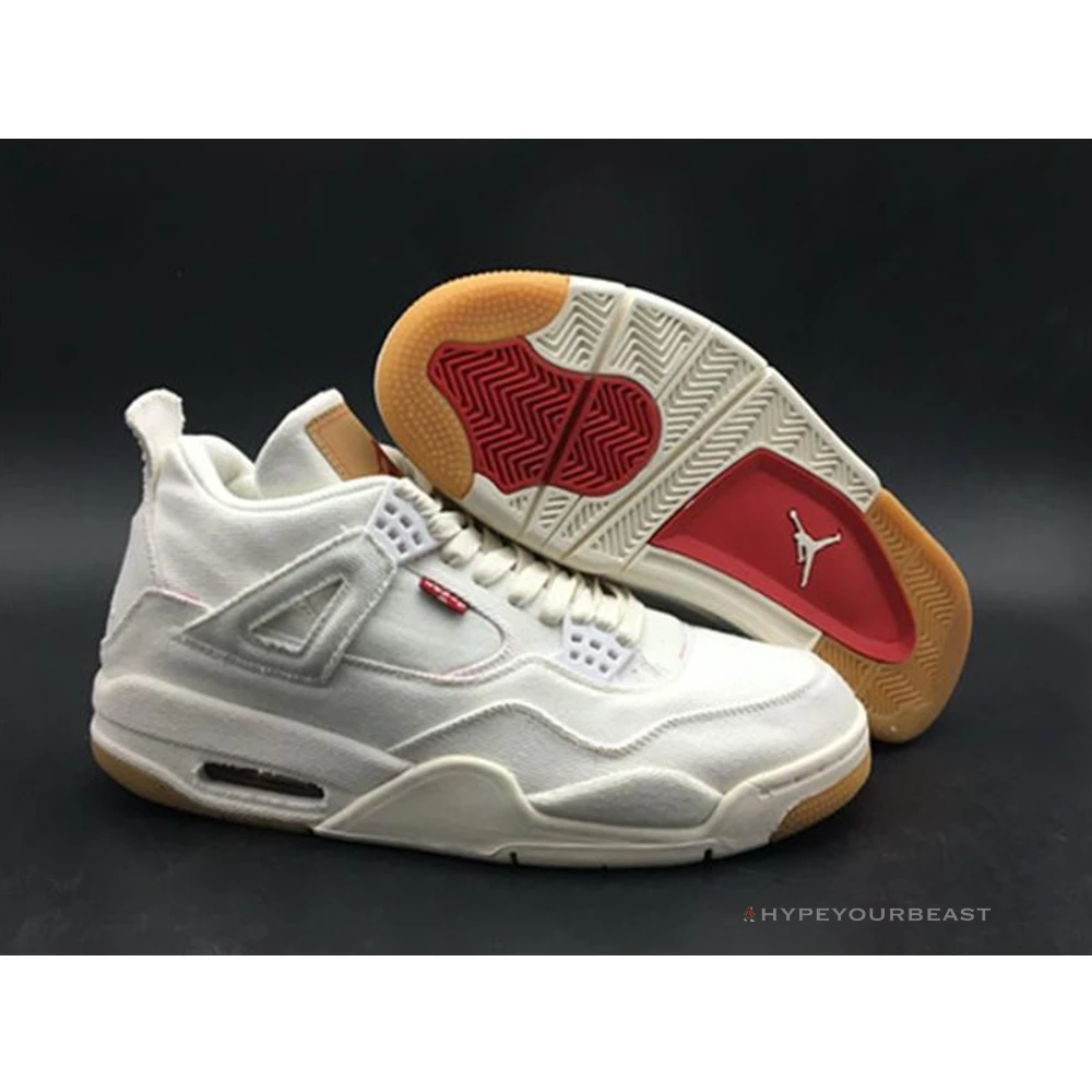 Jordan 4 X Levi’s White