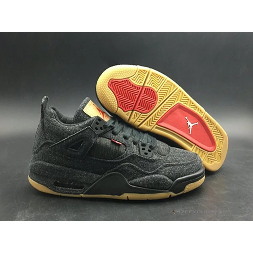 jordan 4 x L*v*s black