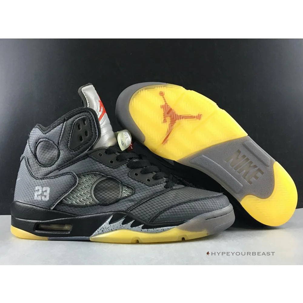 Jordan 5 Retro Off-White Black