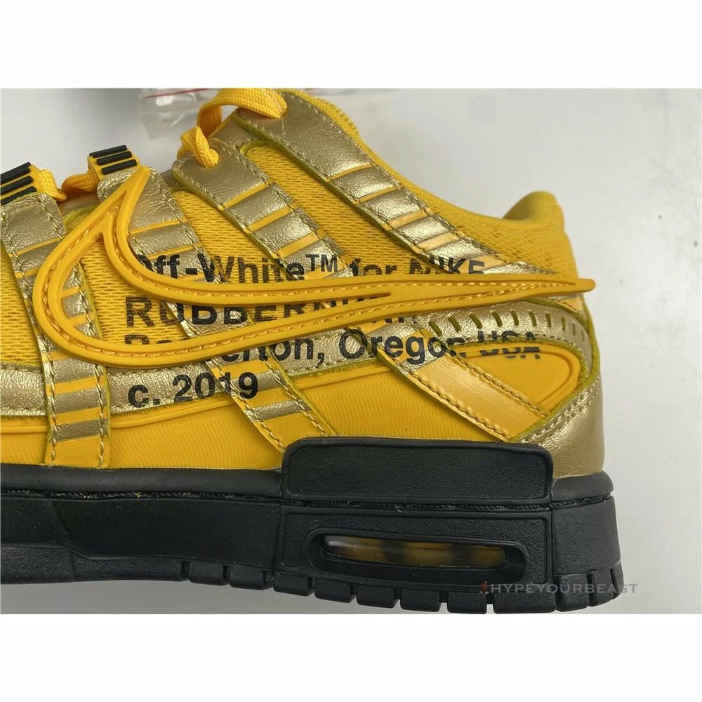 Nike AIr Rubber Dunk Off White ‘University Gold’