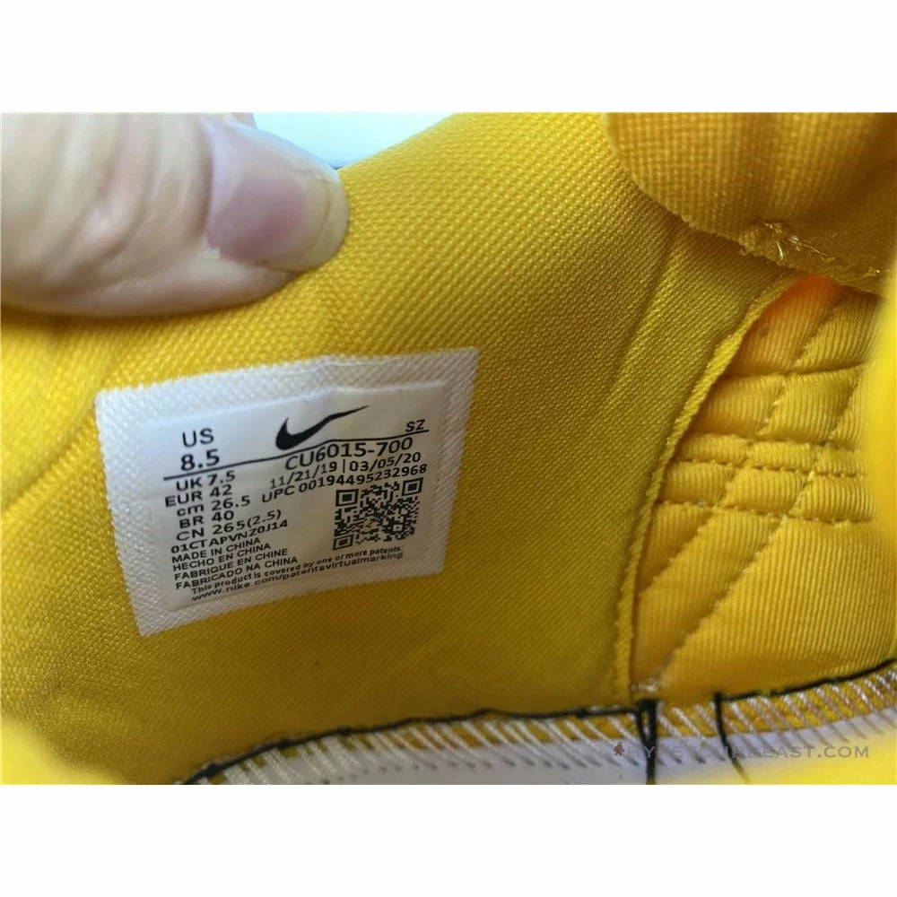 Nike AIr Rubber Dunk Off White ‘University Gold’