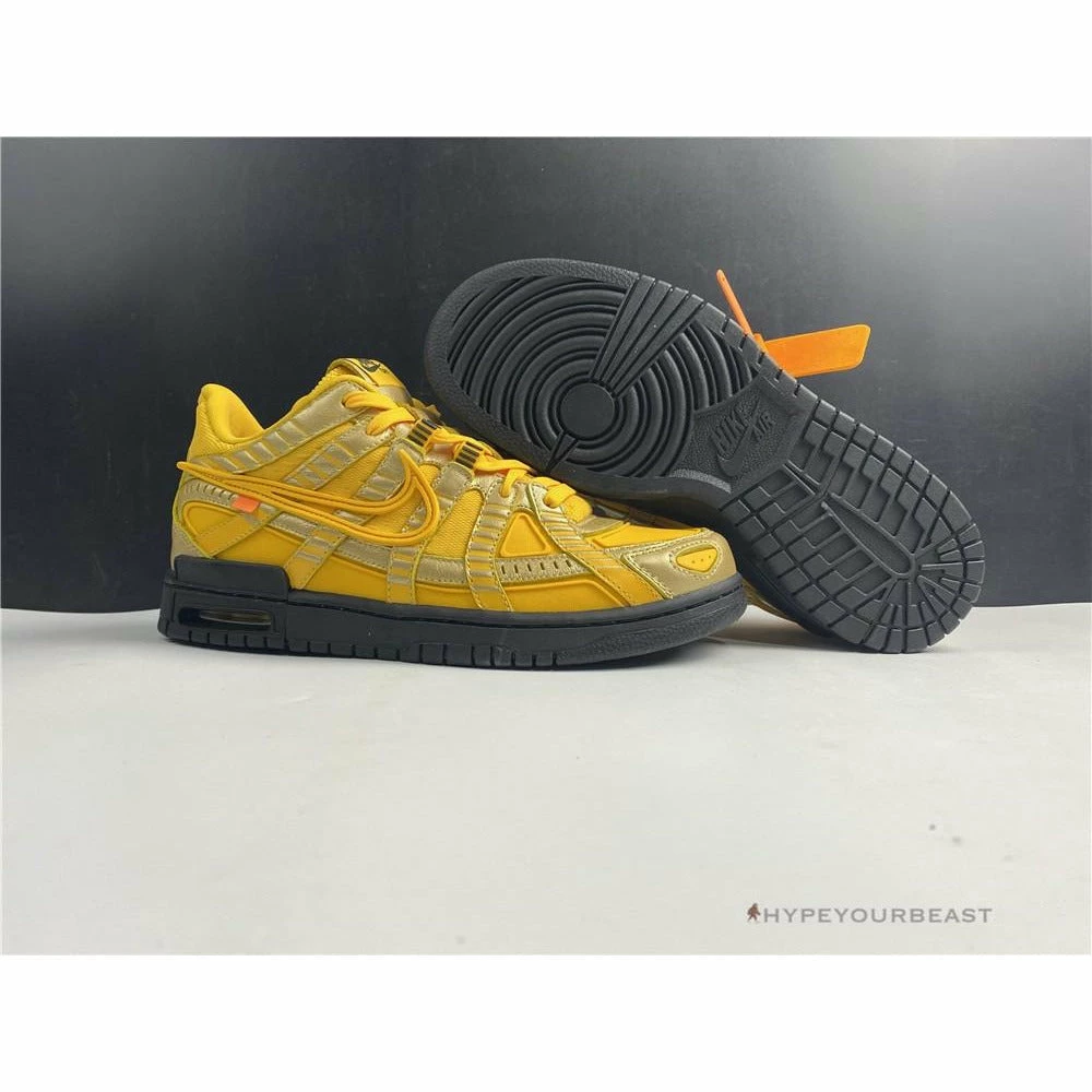 Nike AIr Rubber Dunk Off White ‘University Gold’