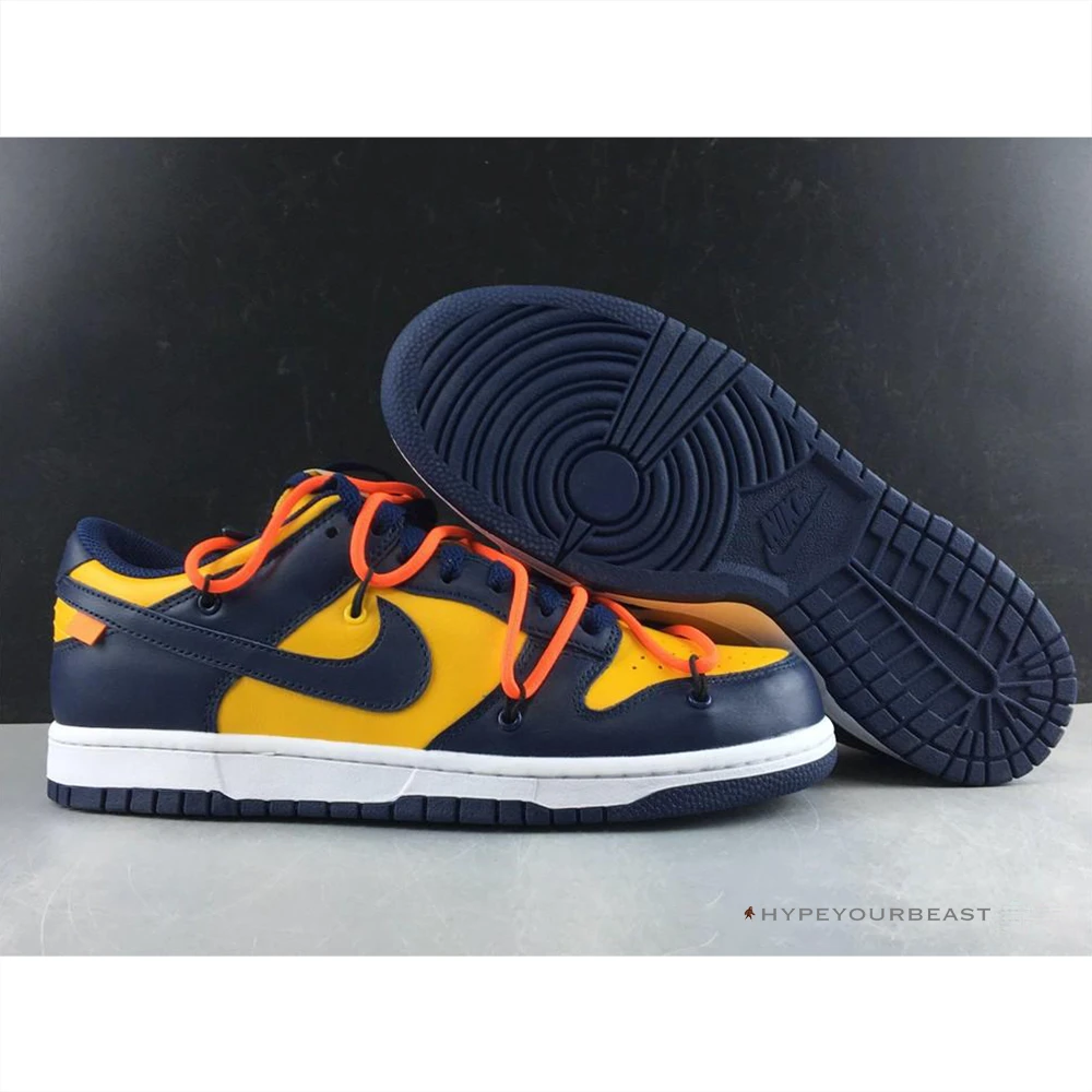 Nike Off-White X Dunk Low ‘University Gold’