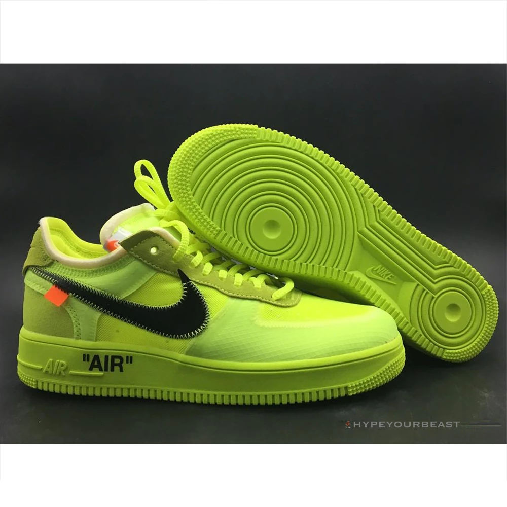 Off-White X Nike Air Force 1 Low “Volt”
