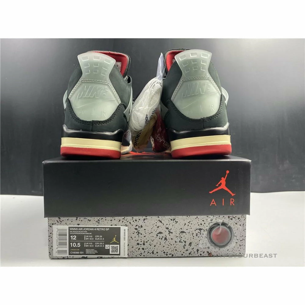 Off White X Air Jordan 4 ‘Bred’