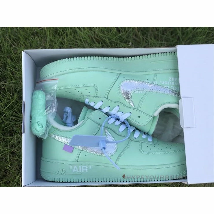 Off White X Nike Air Force 1 Low “Turquoise”