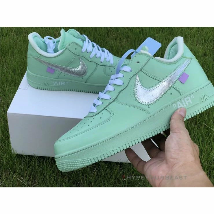 Off White X Nike Air Force 1 Low “Turquoise”
