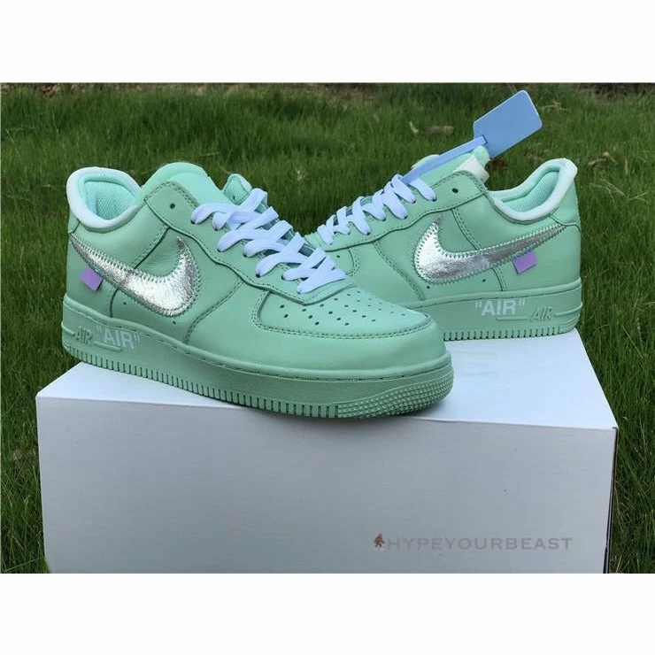 Off White X Nike Air Force 1 Low “Turquoise”