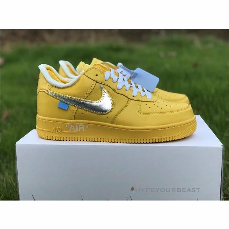 Off White X Nike Air Force 1 Low “Yellow”
