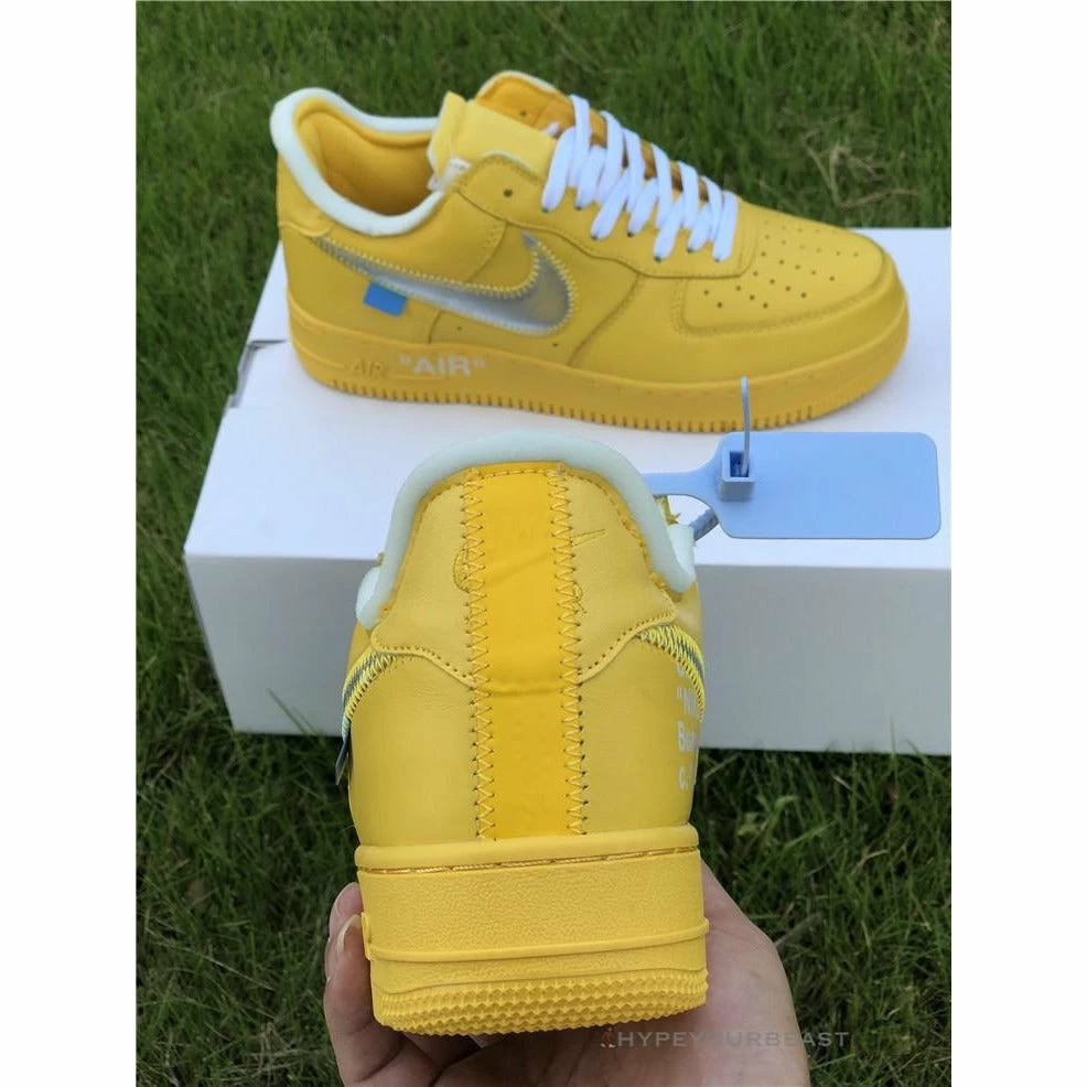 Off White X Nike Air Force 1 Low “Yellow”