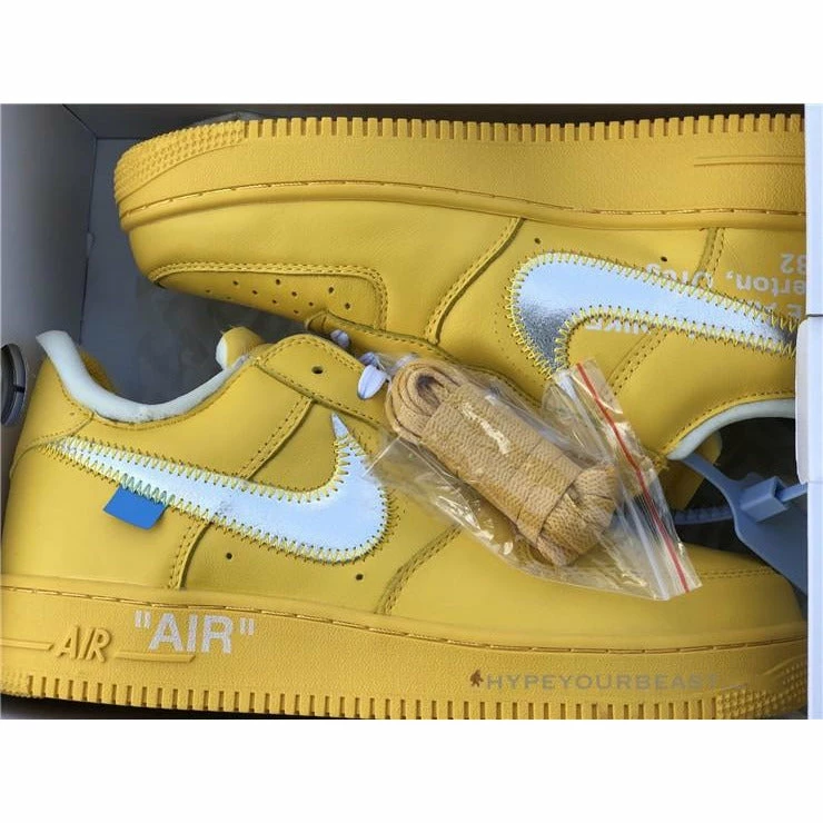 Off White X Nike Air Force 1 Low “Yellow”