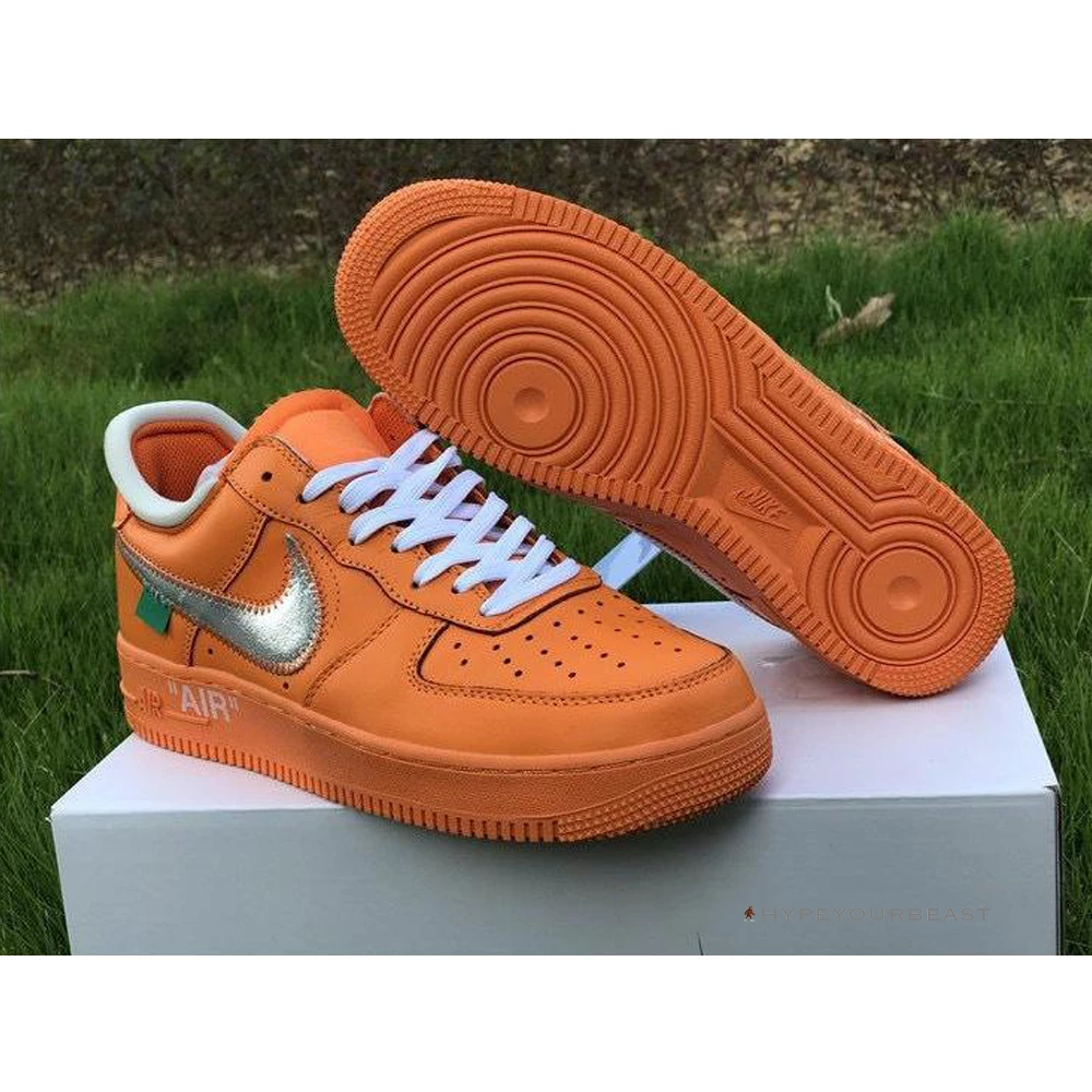Off White X Nike Air Force 1 Low “Orange”