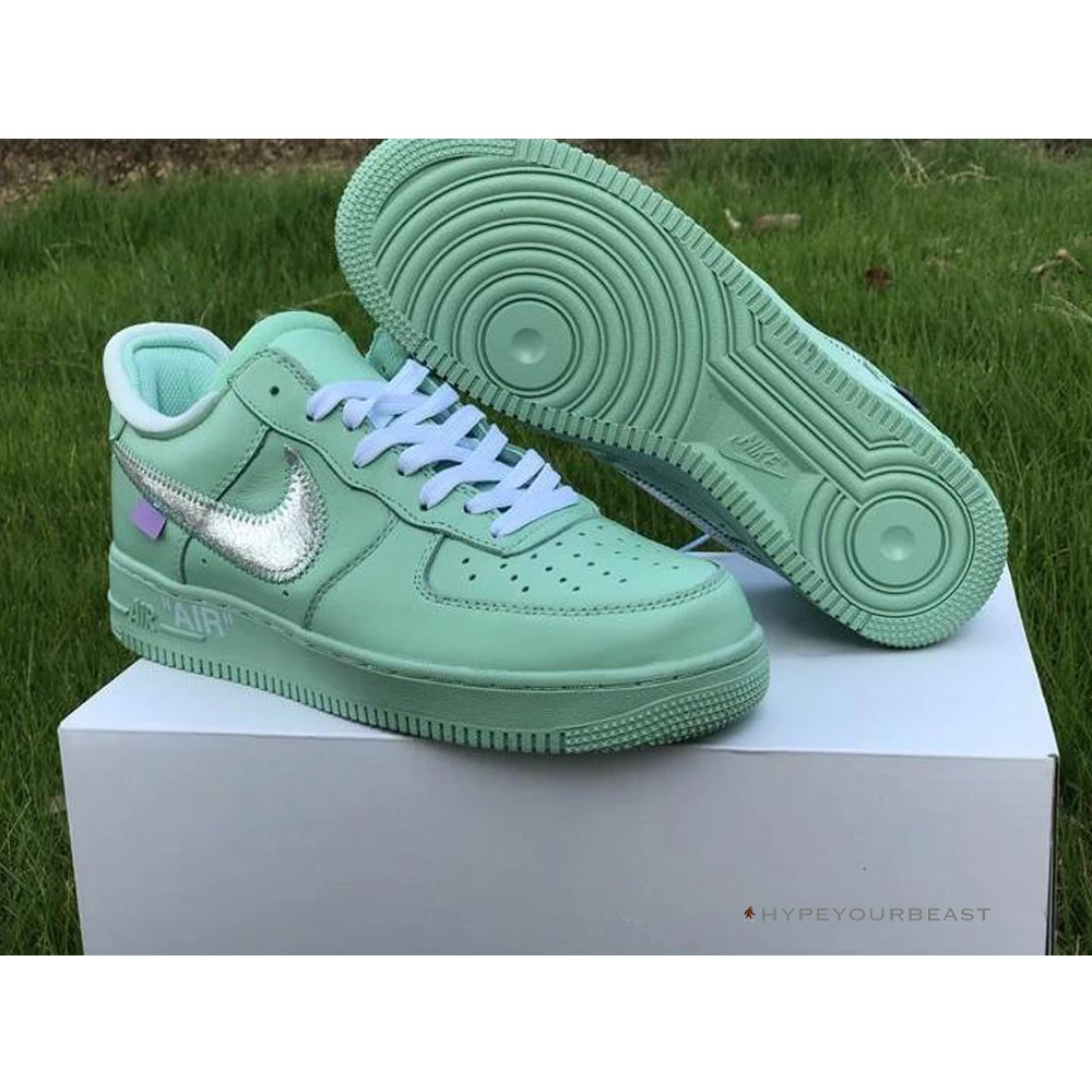 Off White X Nike Air Force 1 Low “Turquoise”