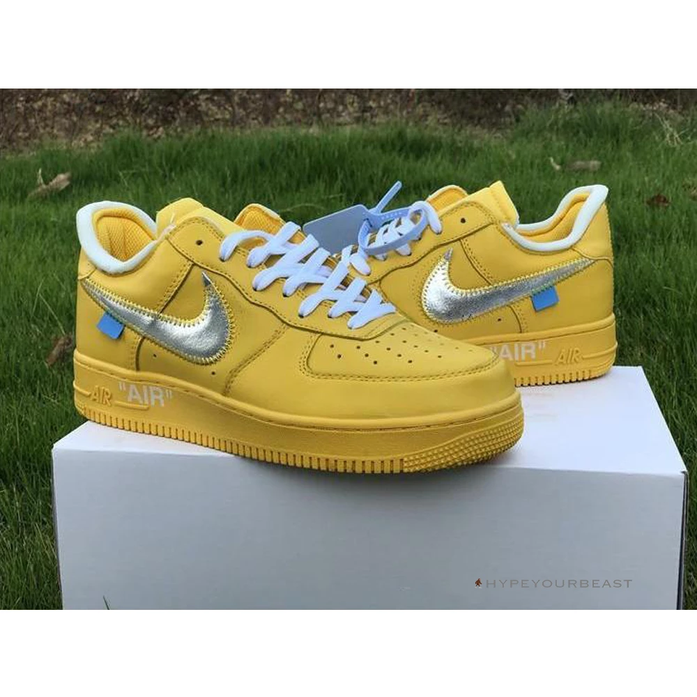 Off White X Nike Air Force 1 Low “Yellow”