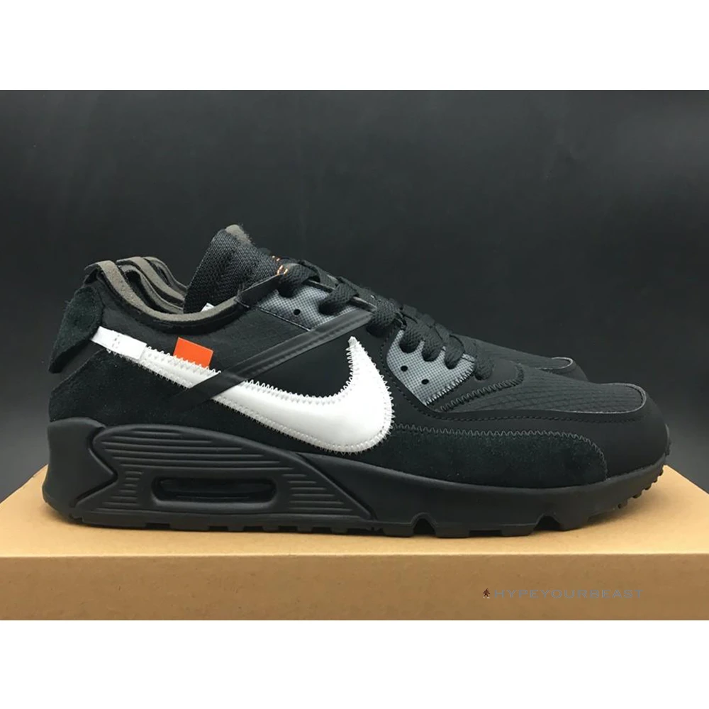 Off White X Nike Air Max 90 Black