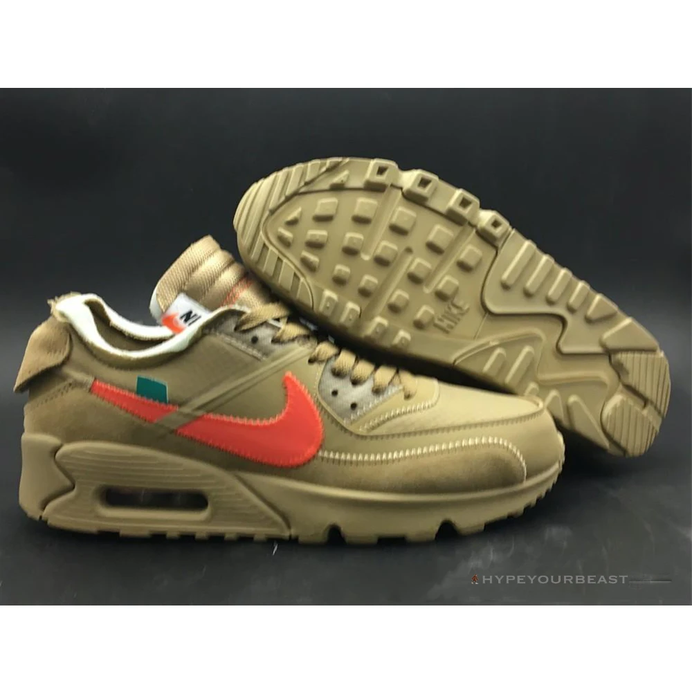 Off White X Nike Air Max 90 “Desert Ore”