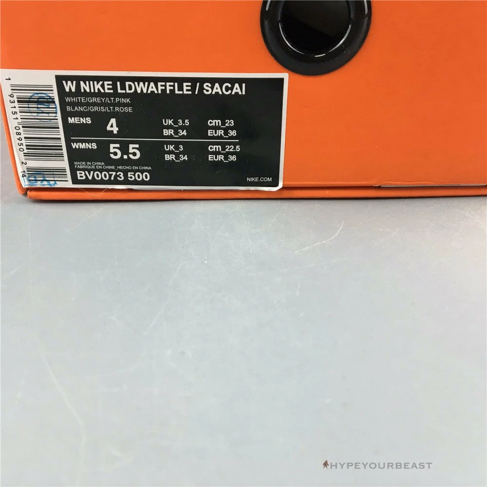 Nike LD Waffle Sacai Daybreak Pink