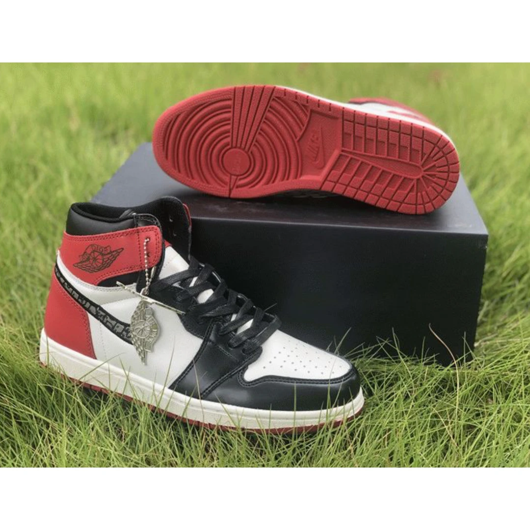 air jordan 1 high black red x D*or