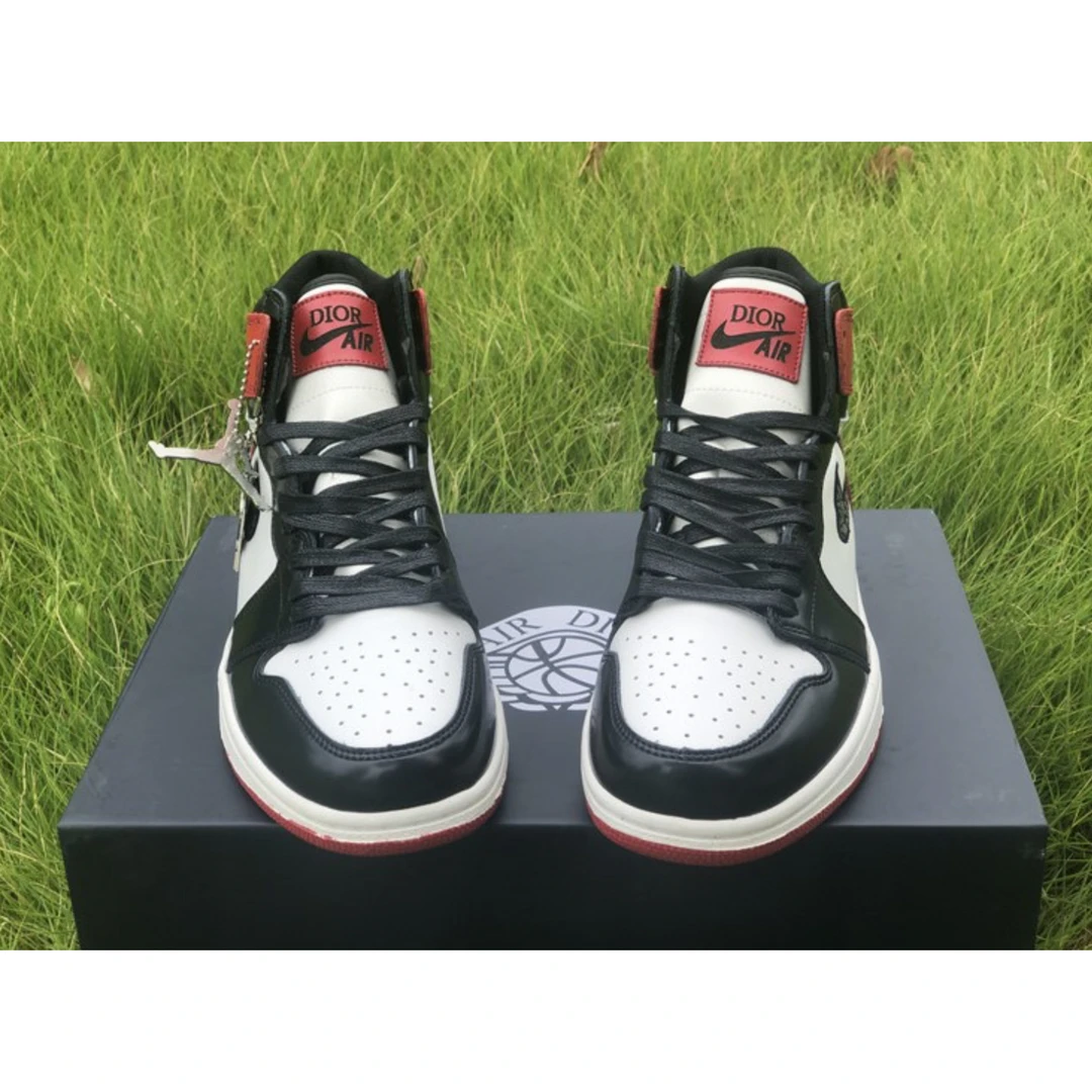 air jordan 1 high black red x D*or