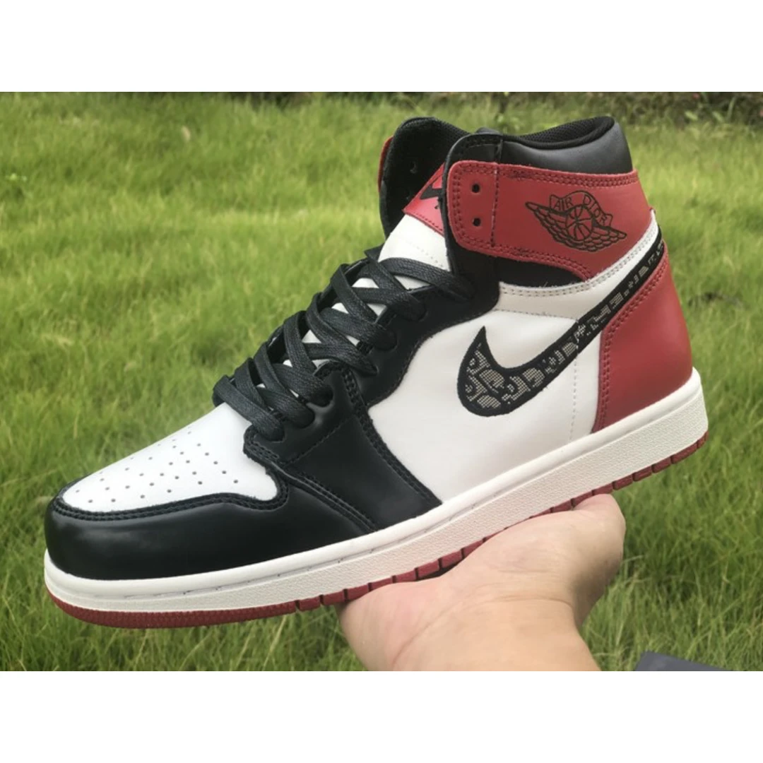 air jordan 1 high black red x D*or