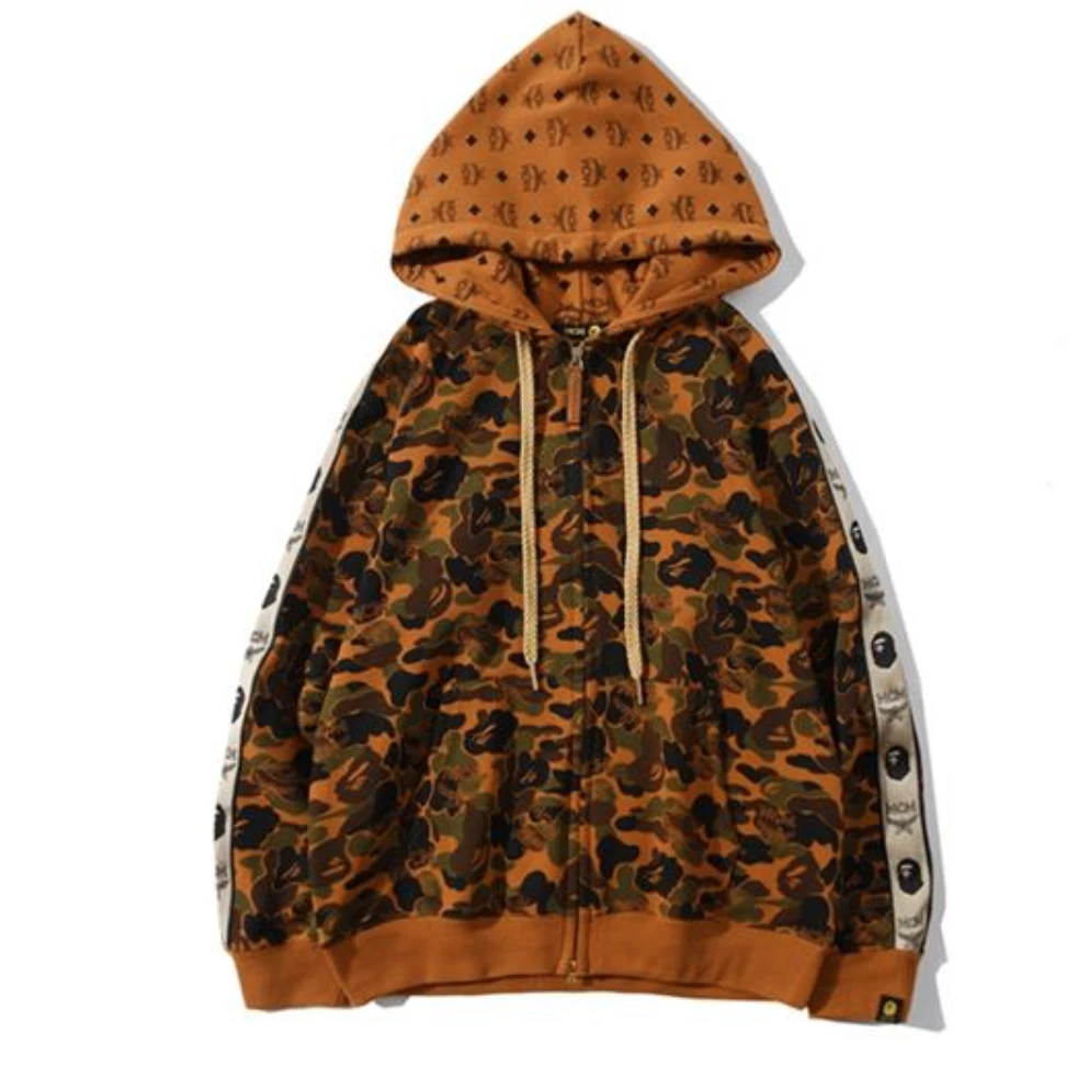 Bape Hoodie Desert Camo